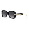 Fendi Ochelari de soare pătrați cu logo Ochelari de soare pentru femei Negru FE40065F5601B