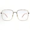 Gucci GG0445O 001 Oversized Square Gold Metal Eyeglasses for Women