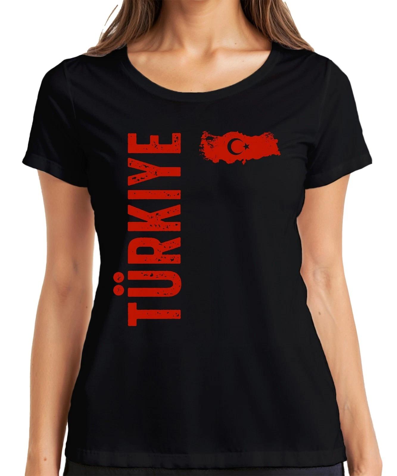Türkiye Türkei Fan türkische Flagge Fußball WM 2026 EM 2028 Damen T-Shirt XXL
