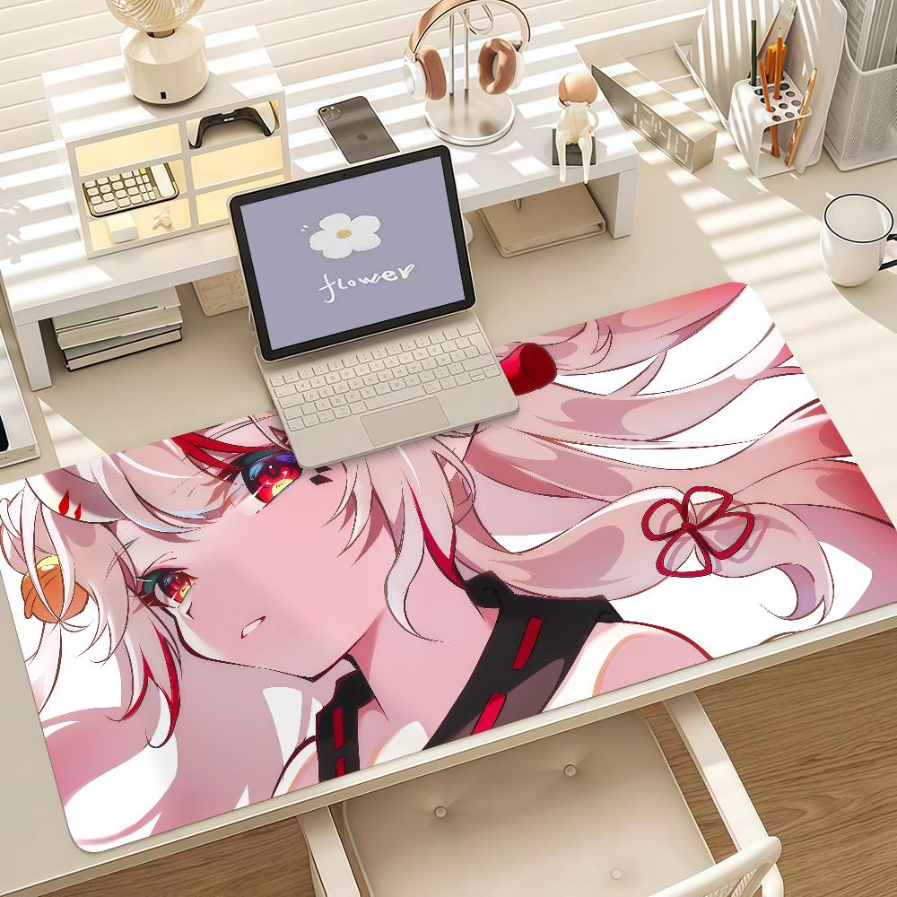 Virtual Idols NNakiri Ayame Mouse Pad Anti Slip Rubber Edge Locked Thickened Laptop Gaming Desk Mat