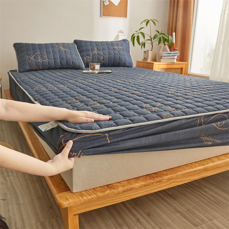 Couple Bed  Double Bed Sheets Mattress Covers 2 People Bed Cover Elastic Fitted Sheet 140 160x200 Queen  Bedspread Bed Linen