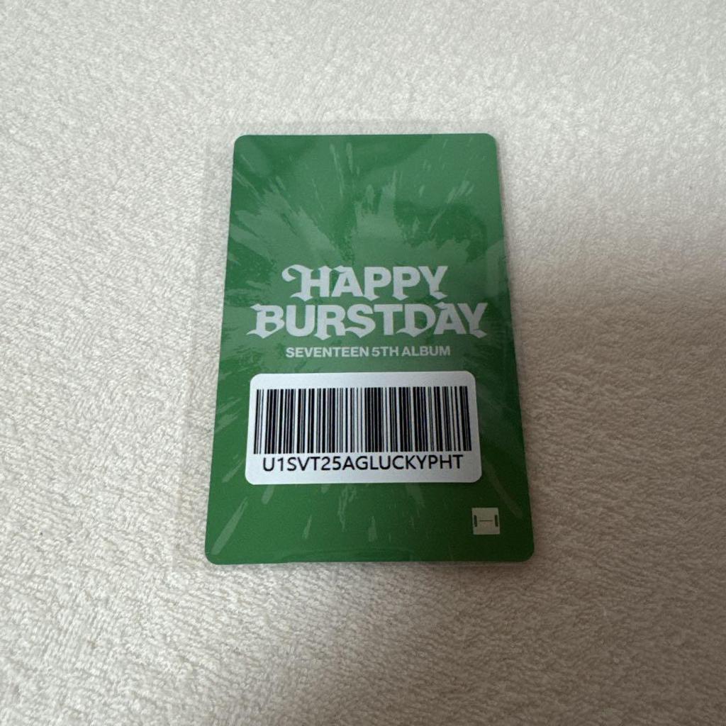 [USED] SEVENTEEN HAPPY BURSTDAY Joshua