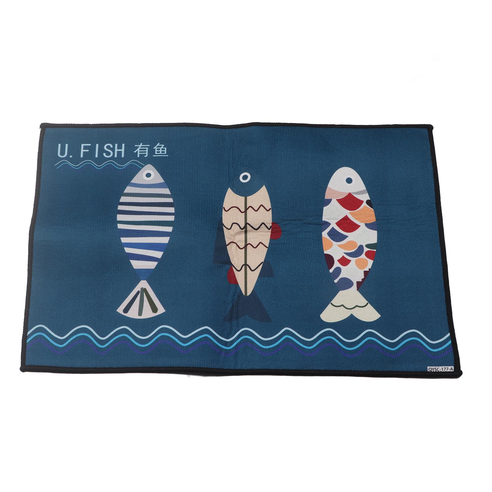 

Коврик для пола Предотвращает скольжение Износостойкий Удобный Милый узор Кухонный коврик для гостиной Ванной комнаты 40x60 type 1