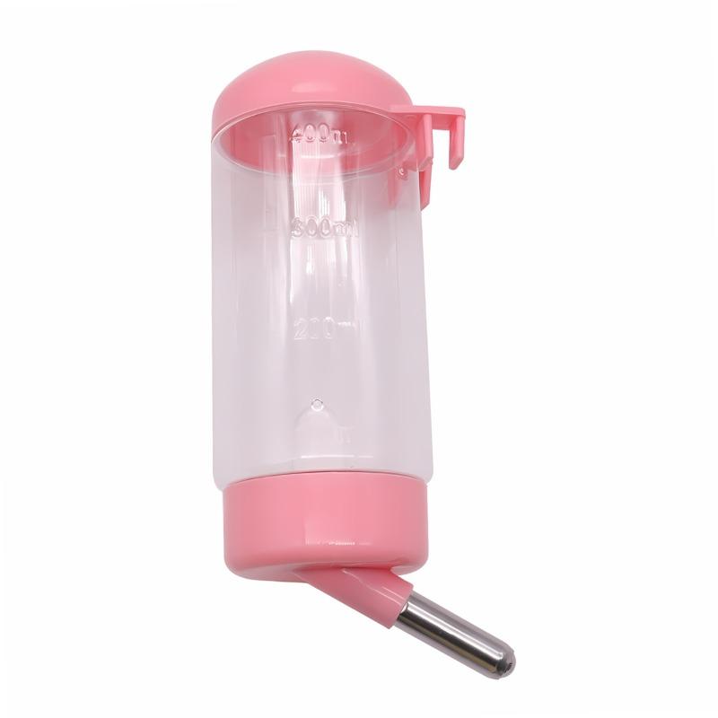 Pet Water Dispenser, Non-wet Mouth Dog Water Dispenser, Drinking Utensils, Cat and Dog Supplies, Dog Hanging Dog Water Bottle, 400ml