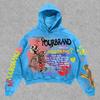 Spring and Autumn New Personality Painted Men's and Women's Hoodies Printed Graffiti Sweater