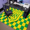 1PC Fc Nantes Crest Design Rug Game Carpet, Floor Mat for Bedroom Living Room Entryway Rug, Home Decor Idea Gift for Christmas Birthday