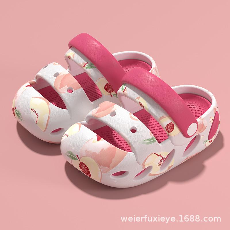 

New eva Children s summer clogs for boys and girls, non-slip soft-soled infant and toddler closed-toe sandals 13Code【Inner Length12.5