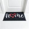 Heart-Shaped Home Entry Mud Scraper Mat