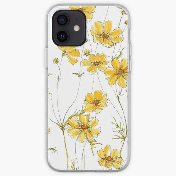 

Yellow Cosmos Flowers Iphone Tough Case Phone Case Customizable for iPhone 6 6S 7 8 Plus X XS XR Max 11 12 13 14 Pro Max Mini iPhone 15 Pro