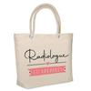 Beach Bag - PLANETEE - Radiologist On Vacation - Flexible Insulated - Beige Cotton - Large Capacity