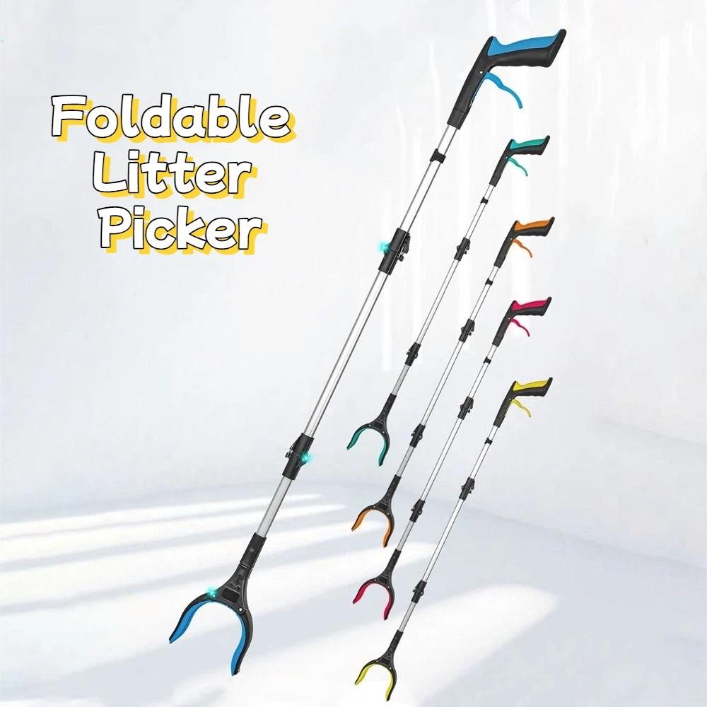Lightweight Garbage Grabber Collapsible Trash Reacher Picker Ergonomic Trash Pick Up Stick  Home