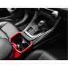 For - Toyota RAV4 ABS Red Interior Car Water Cup Holder Frame Cover Trim