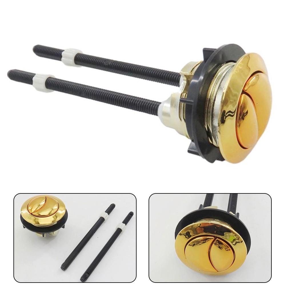 Dual Flush Mechanical Top Flush Valve Push Button Stainless Steel