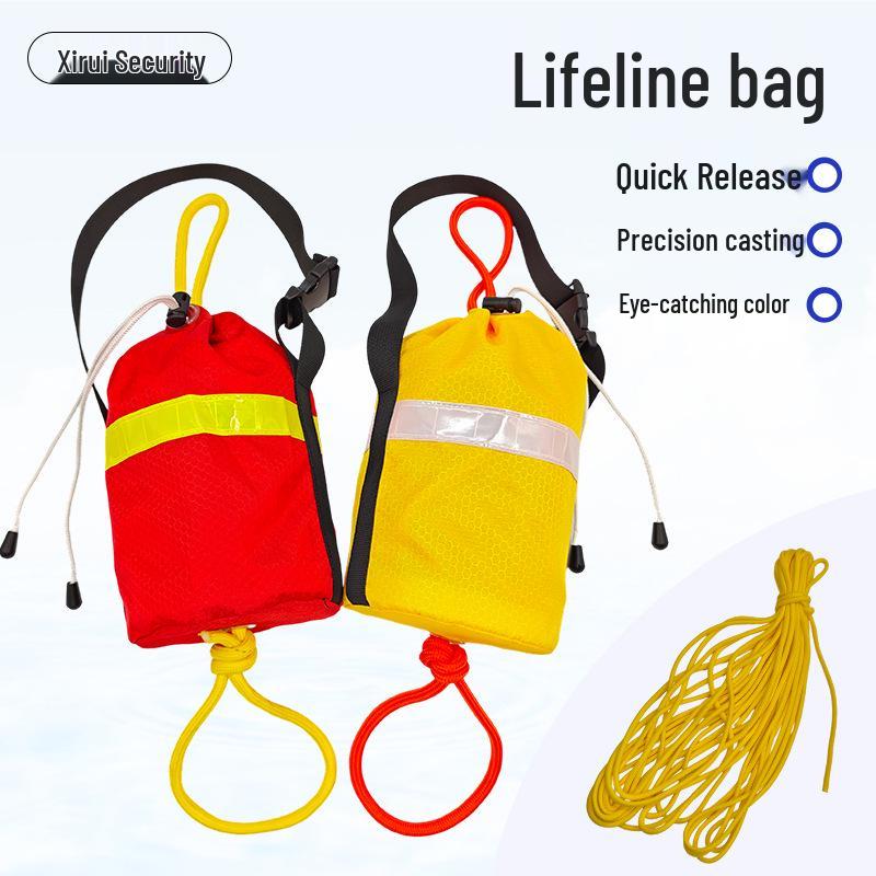 Reflective Floating Rescue Lifesaving Rope Bag for Water and Flood Emergencies