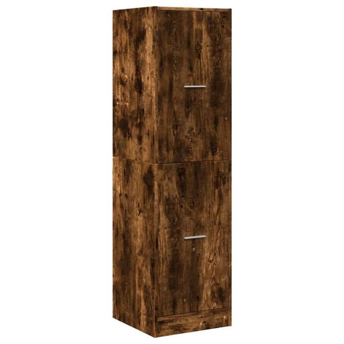 VidaXL Armoire d'apothicaire chêne fumé 40x41x144,5 cm bois ingénierie, coffre d'apothicaire, meuble d'apothicaire, coffre à 3309640
