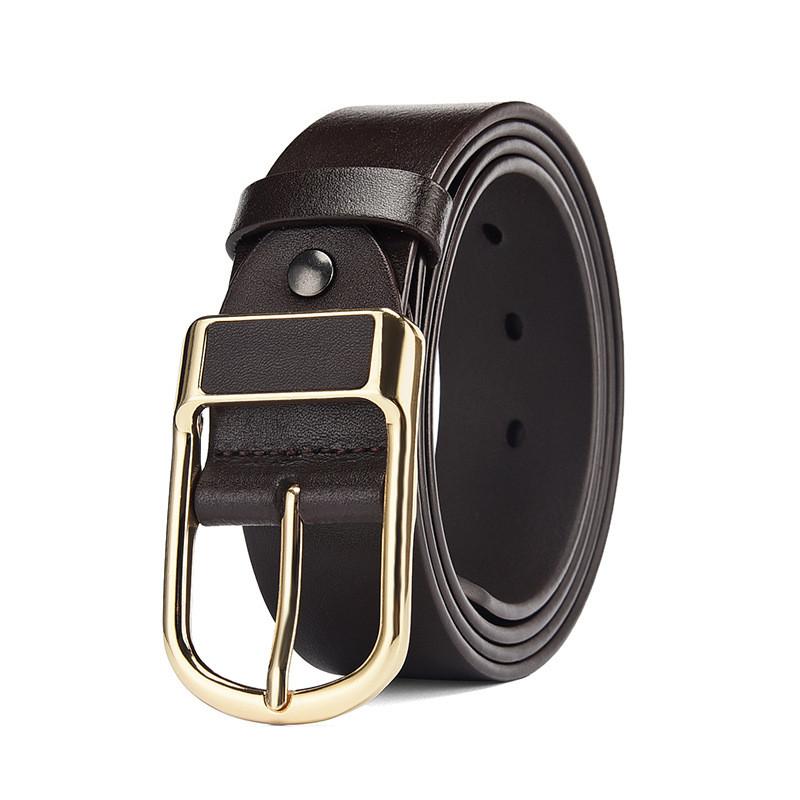 Pu Leather Men Belt With Alloy Pin Closure For Business And Leisure Activities