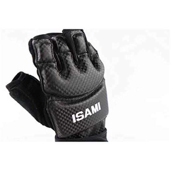 ISAMI Isami Hand Guard Fist Supporter Martial Arts Martial Arts Karate Kickboxing After Mixed Martial Arts TN-1-BK (Black, M)
