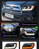 Compatible 06-09 Toyota 4Runner LED Daytime Running Lights with Flowing Turn Signal Headlight Assembly.