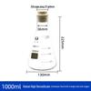 Heat-Resistant Thick Glass Triangular Flask with Silicone Stopper