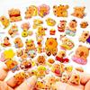 12Sheets Cute Capybara Bubble Stickers Kawaii 3D Three-Dimensional Stickers Anime Cartoon No Repetition Kids Diy Toy Sticker