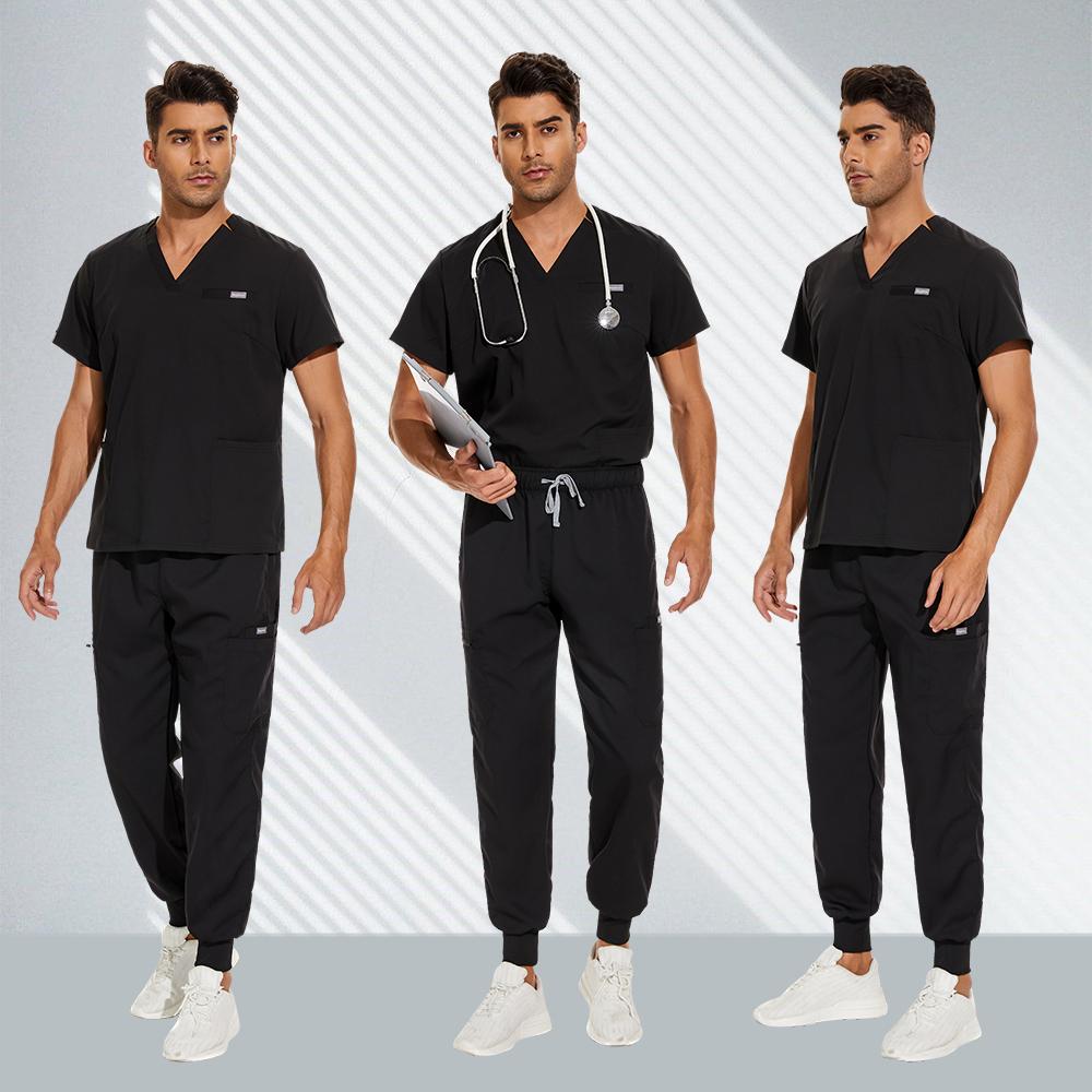 2025 neue Männer Medizinische Peelings Tops Hose Unisex Chirurgische Sets Frauen Schönheit Salon Uniformen Dental Cic Arbeitskleidung Overalls Pflege Kleidung