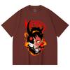 230 Gsm 100% Cotton Fire Force V1 Shinra Print Unisex Heavy Cotton T Shirt