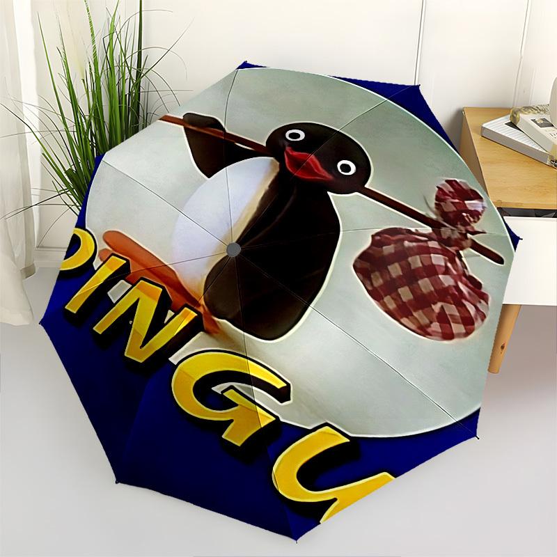

Pingu, PenguinThemed Automatic Opening and Closing Umbrella 8 Ribs, Suitable for Leisure and Going Out, Outdoor Accessory, Gothic Style, F