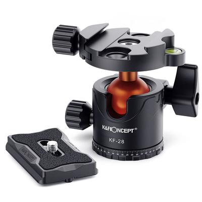 Concept Freedom Head, hohe Tragkraft 10 kg, niedriger Schwerpunkt, Kugelkopf mit Schraube, Schnellschuh, Metallstativ, Einbeinstativ, SLR-Fotografie, DSLR-Video