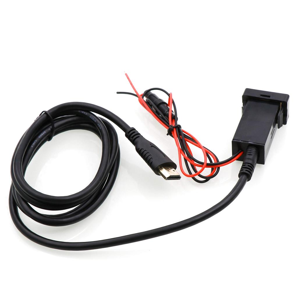 TOYOTA HDMI pripojovacia jednotka pre vozidlá Toyota, Vstupný port, USB port s rýchlym nabíjaním QC3.0, Audio diely, Panel s otvorom pre prepínač