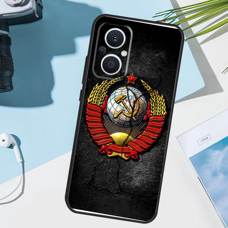 Vintage USSR CCCP Case For OPPO Reno 13 13F 12 11 F 8T 7 8 10 Pro OPPO Find X8 X6 Pro X3 X5 Lite Cover Funda