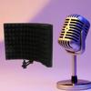Microphone Isolation Shield Studio Recording Shield High Density Reflection Filter Foam Soundproof Microphone Shield