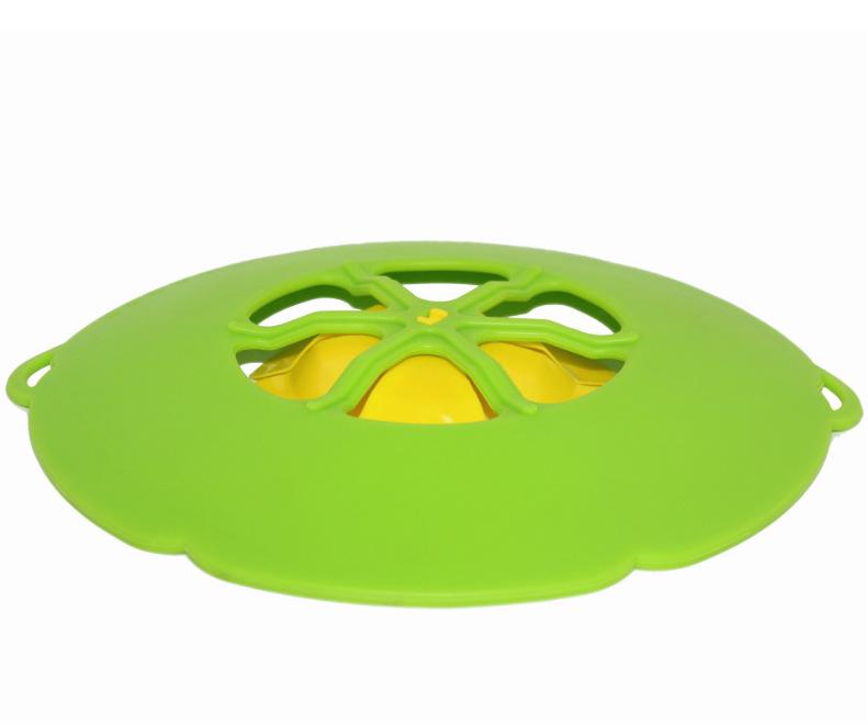 26CM Silicone Flower-Shaped High-Temperature Splash-Proof & Anti-Spill Pot Lid