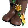 Small Rain Boots Planter Pot Rustic Cute Boot Flower Pot with Drainage Hole for Succulents Herb Flowers Decorative Table Centerpiece for Mom