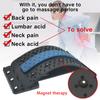 Portable Lumbar Massager Back Spine Stretcher Back Pain Relieving Body Relaxing