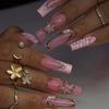 INS Hot Selling Accept Customization Duck Shape Artificial Fingernails Manicure False Nails with Glue Stickers Press on Nails
