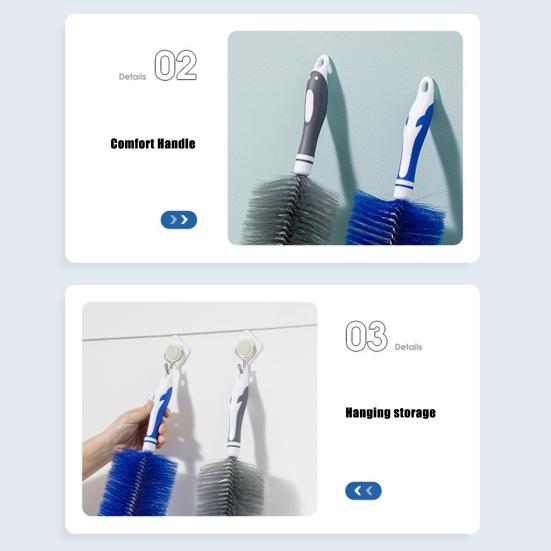 Cleaning Brush with Retractable Rods Reusable Washable Design Multifunctional Cobweb Dusters Housekeeping Supplies
