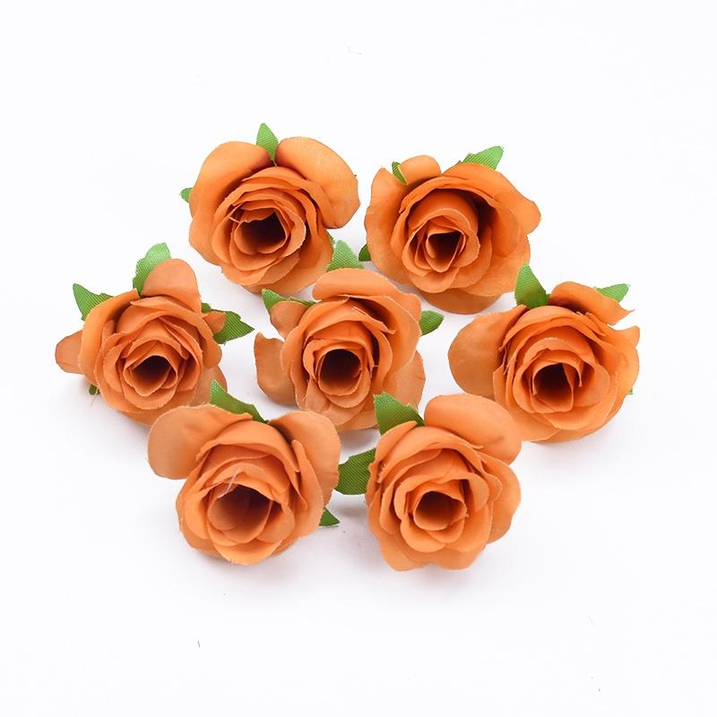 Artificial flowers Silk Roses Bud Home festival party Outdoor Garden arch Decor Diy gift candy box brooch Wedding Bridal Bouquet