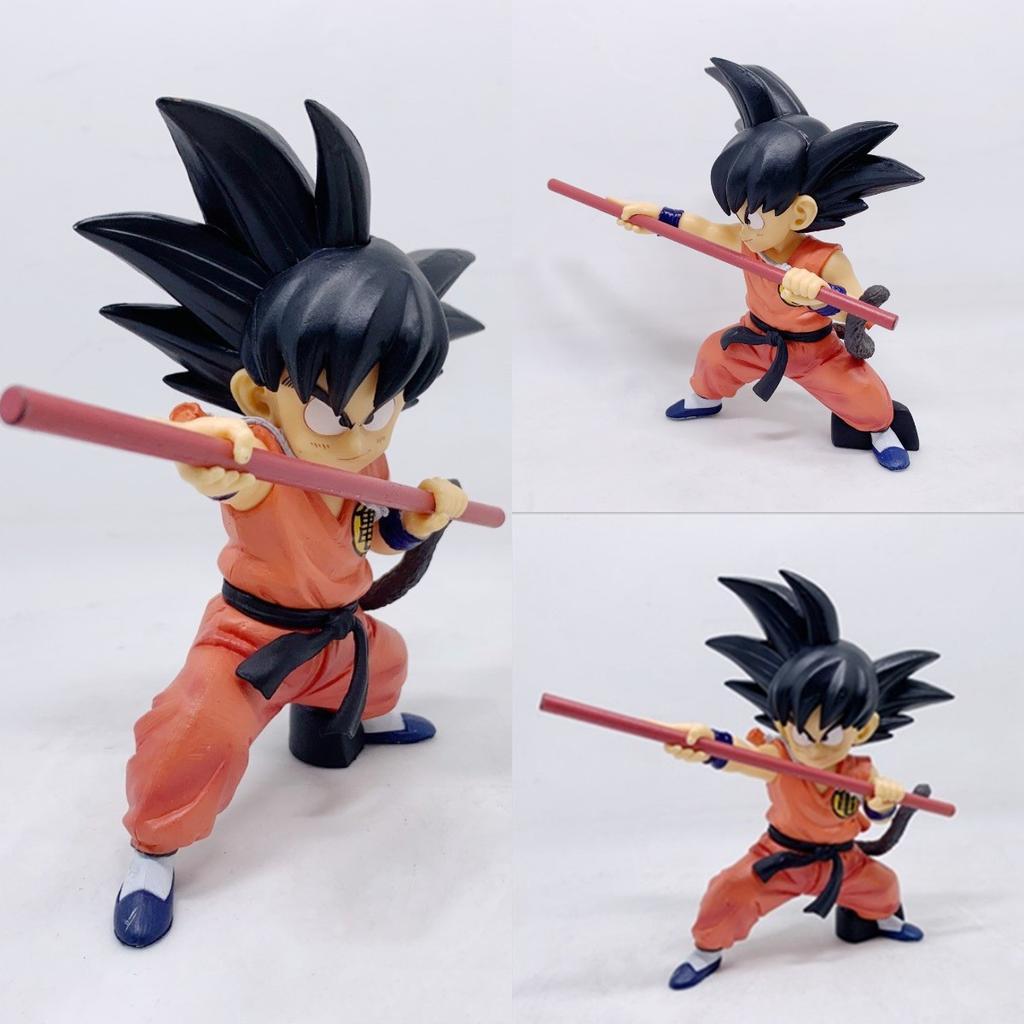 14CM Anime Dragon Ball Son Goku Figure MASTERLISE Martial Arts Tournament Standing Stick Model Toy Gift Action Figure PVC