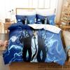 3D Print Anime Solo Leveling Bedding Set Duvet Cover Bed Set Quilt Cover Pillowcase Comforter King Queen Size Boys Adult Bedding