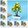 Peach/Pepper Tree/Orange/Strawberry Artificial Fruit Plant Potted Home Decoration