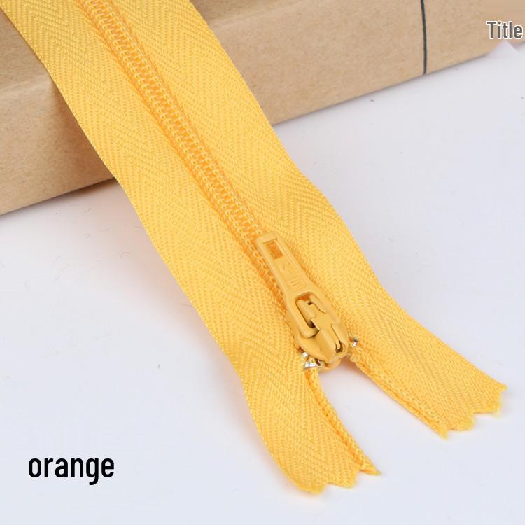 

Sanli 20CM Nylon Coil Zipper for Trousers, Wallets, or Skirts - Colorful Short Zipper