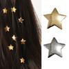 1 Pereche Agrafe de Păr Formă Stea cu Cinci Colțuri Clipsuri de Păr Textură Metalică Agrafe Laterale pentru Breton Accesoriu de Păr Rezistent la Decolorare