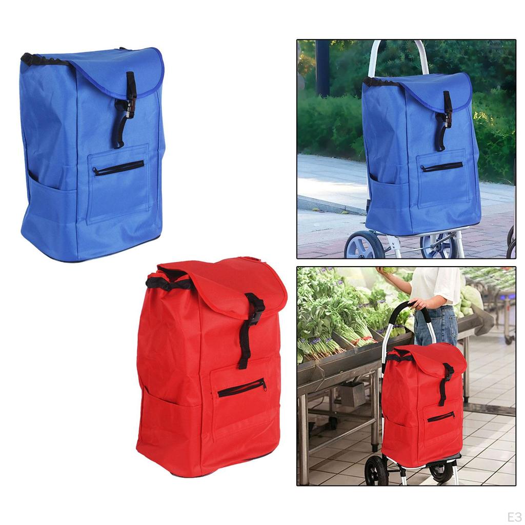 Cart Bag Oxford Stoff Trolley Ersatz Wasserdicht für Supermarkt Frauen