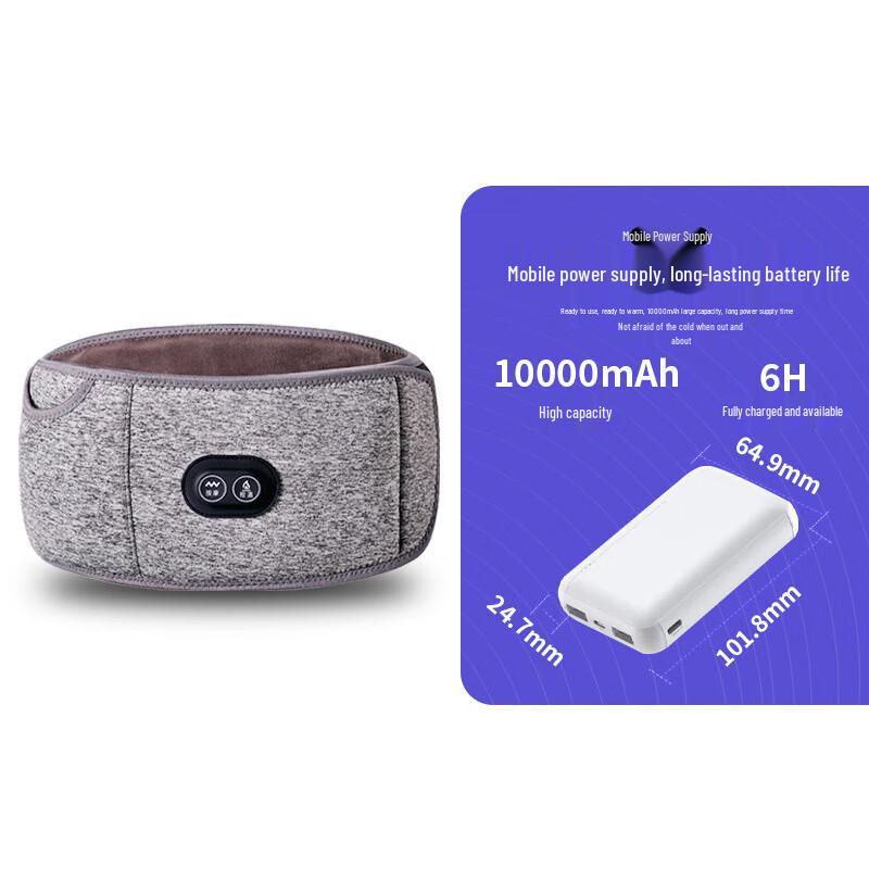 Electric Heated Waist & Lumbar Massager with Menstrual Relief