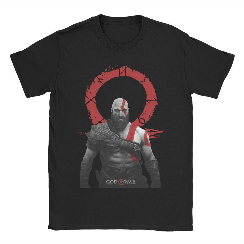 God of War Game Runes Men Womens T Shirt Novelty Tee Shirt Short Sleeve Crewneck TShirt 100 Cotton Plus Size Clothing