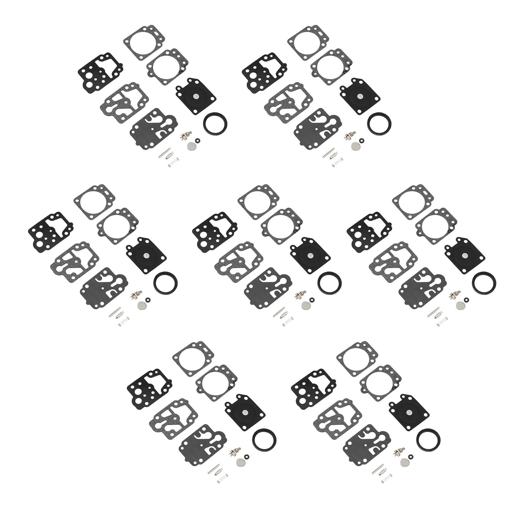 10Pcs Carburetor Repair Rebuild Gasket Needle Kit for Walbro K20-WYJ Echo Husqvarna Toro Ryobi Honda Homelite Trimmer China Mainland