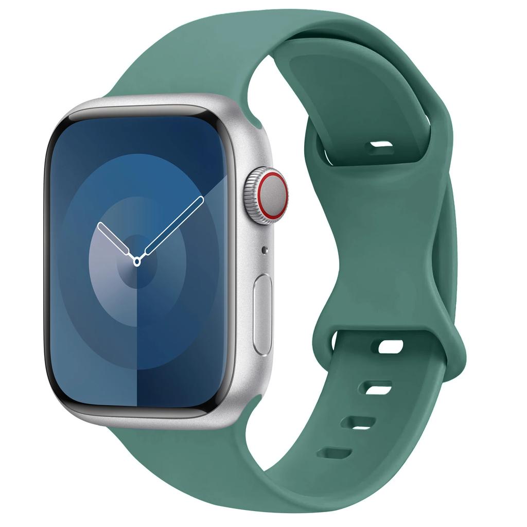 Silikonarmband für Apple Watch Band 45mm 44mm 41mm 40mm 42mm 46mm ultra 49mm Sportarmband correa series 11 7 8 9 10 4 3 5 6 se