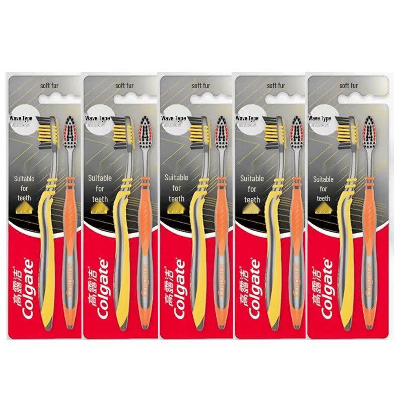 Colgate Adaptive Multi-Effect Soft Bristle Toothbrush, 10-Pack