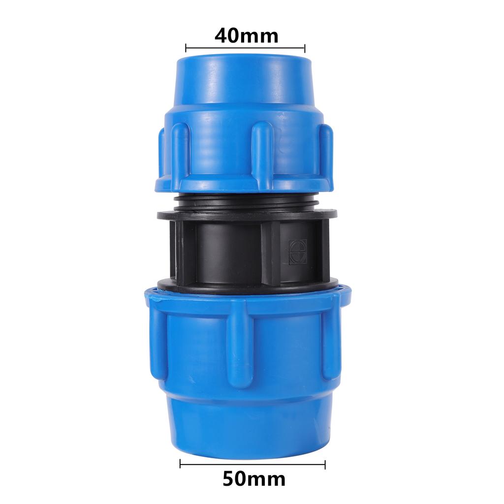 20/25/32/40/50mm PVC PE Tube Tap Water Splitter Quick Reducing Connector Garden Agriculture Irrigation Water Pipe Fittings 1Pc