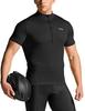 Tesla Men's Short Sleeve Cycling Jersey, UV Protection, Breathable, Lightweight, Half-Zip, Motorcycle Wear, MCT01-JPBLK_XL